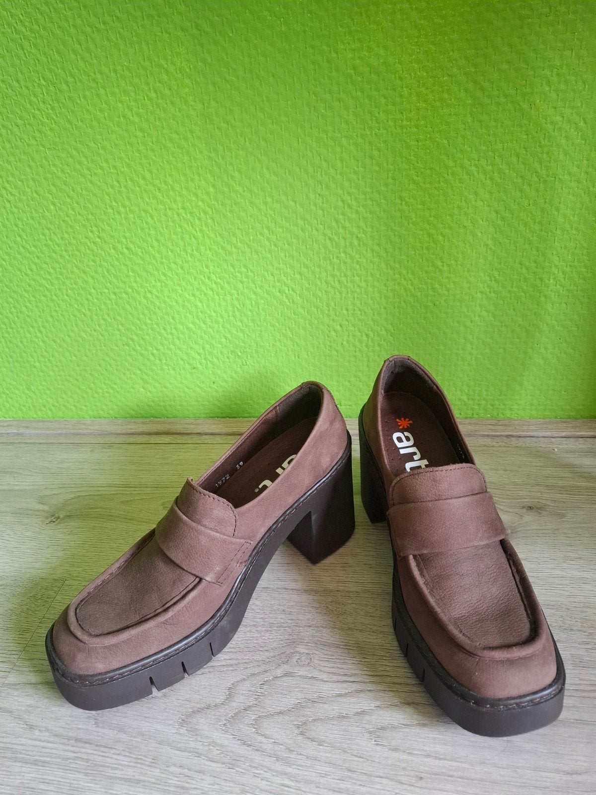 Loafers Art maat 39, Kleding | Dames, Art, Bruin, Instappers, Ophalen of Verzenden