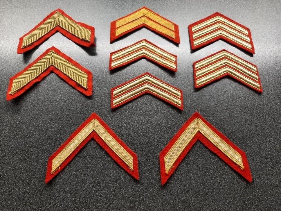 KMA    -  strepen  /  divers  -  Nederland, Ophalen of Verzenden, Landmacht, Nederland, Embleem of Badge