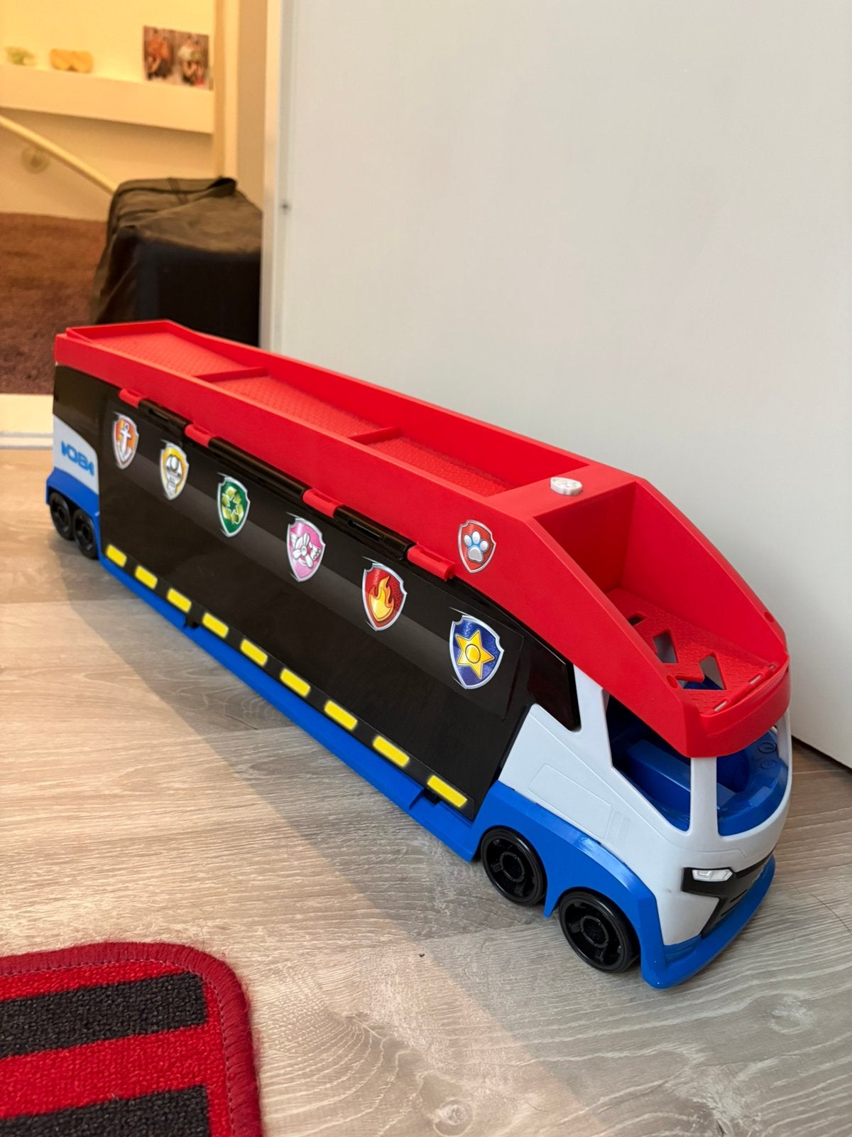 Paw patrol vrachtwagen, Ophalen, Gebruikt