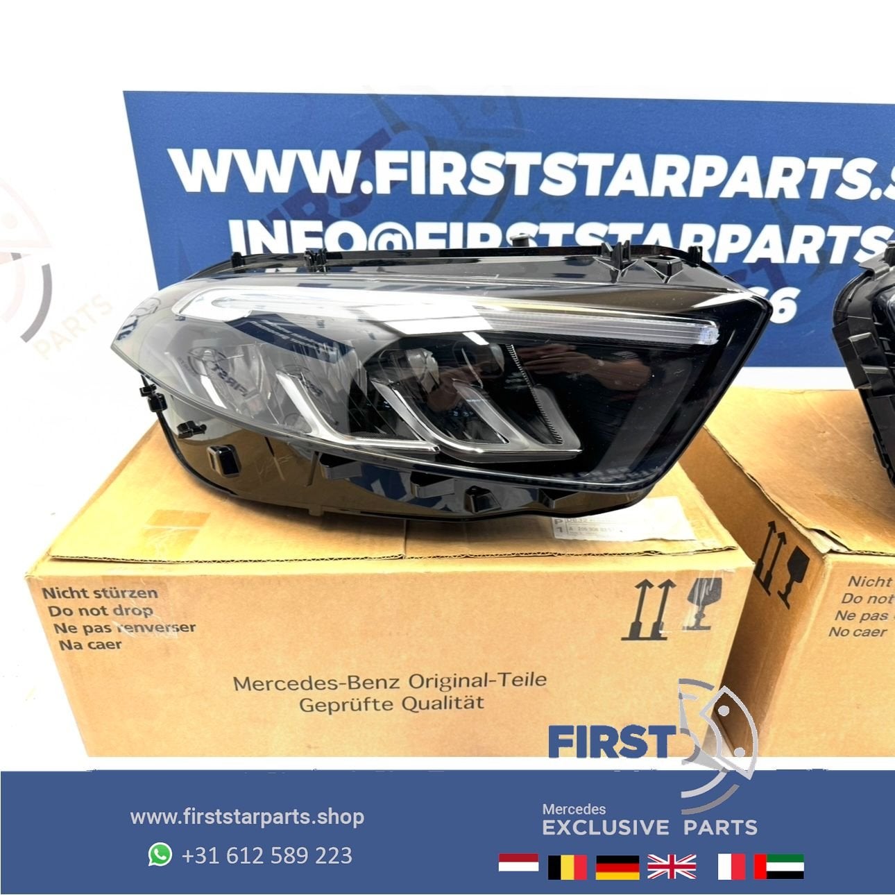 W177 A Klasse FACELIFT LED KOPLAMP RECHTS High Performance 2, Gebruikt, -, Ophalen of Verzenden, -
