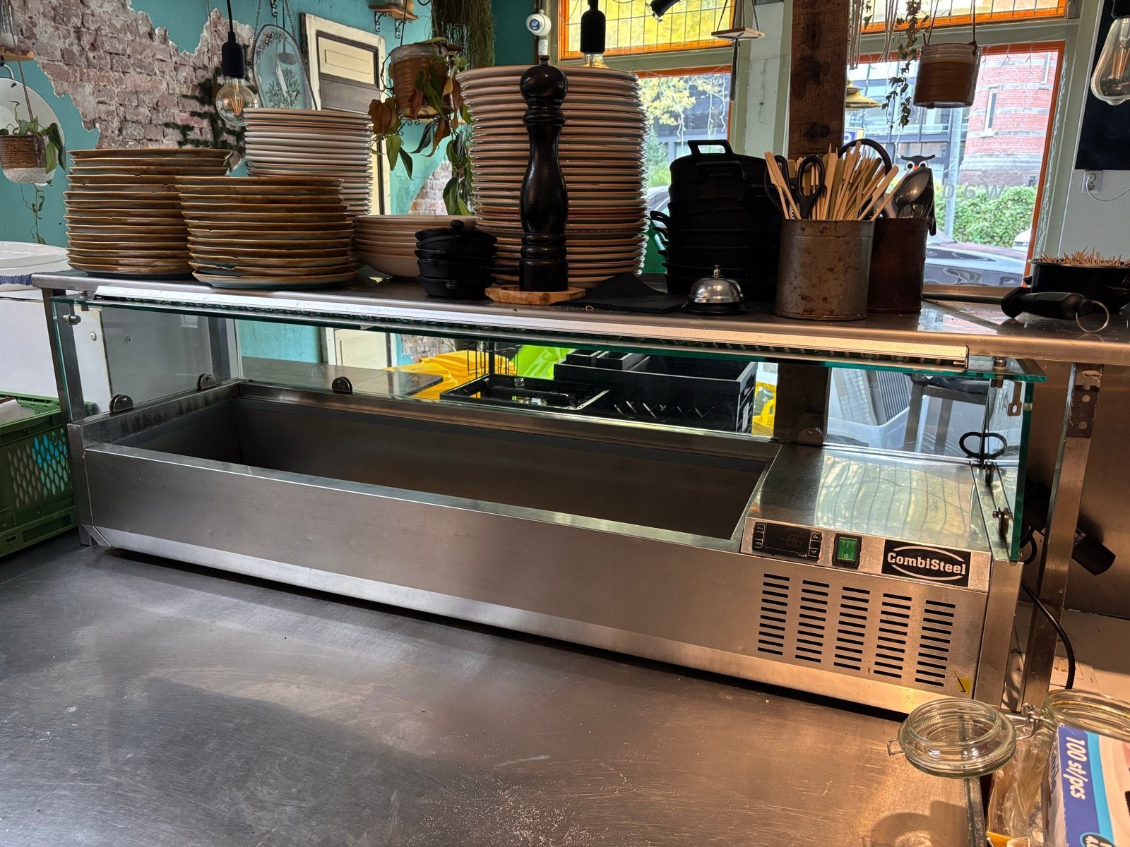 CombiSteel gekoelde vitrine / saladiere, Ophalen, Gebruikt