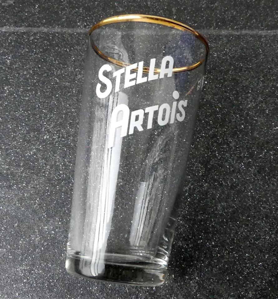 Stella Artois bierglas Belgisch bier glas, Ophalen of Verzenden, Gebruikt, Glas of Glazen, Stella Artois