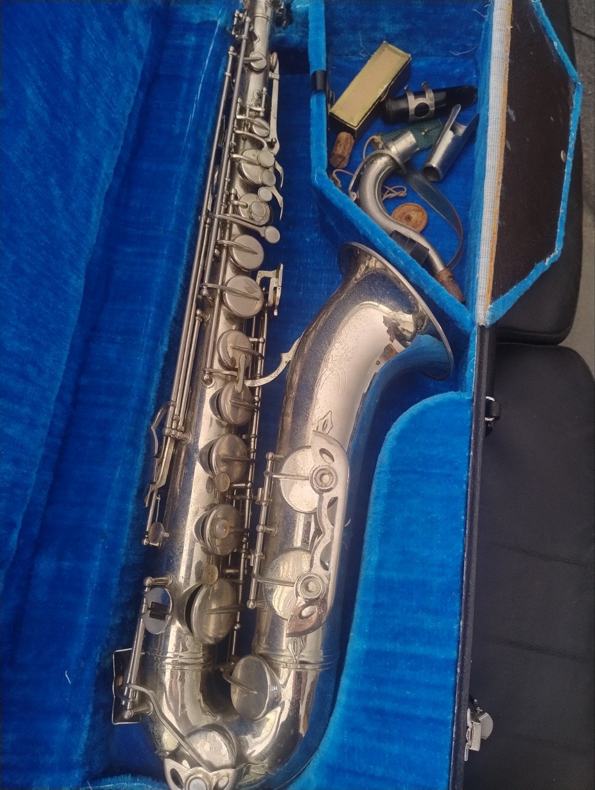 🔴  Cafact saxofoon in koffer met van alles erbij, Muziek en Instrumenten, Ophalen of Verzenden, Alt