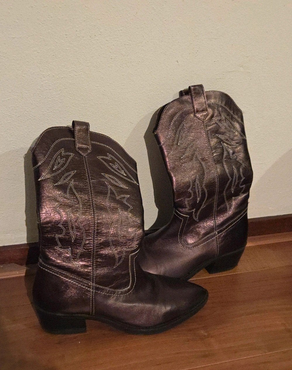 Cowboy boots/Cowboylaarzen maat 39, Musse&cloud, Hoge laarzen, Bruin, Ophalen of Verzenden