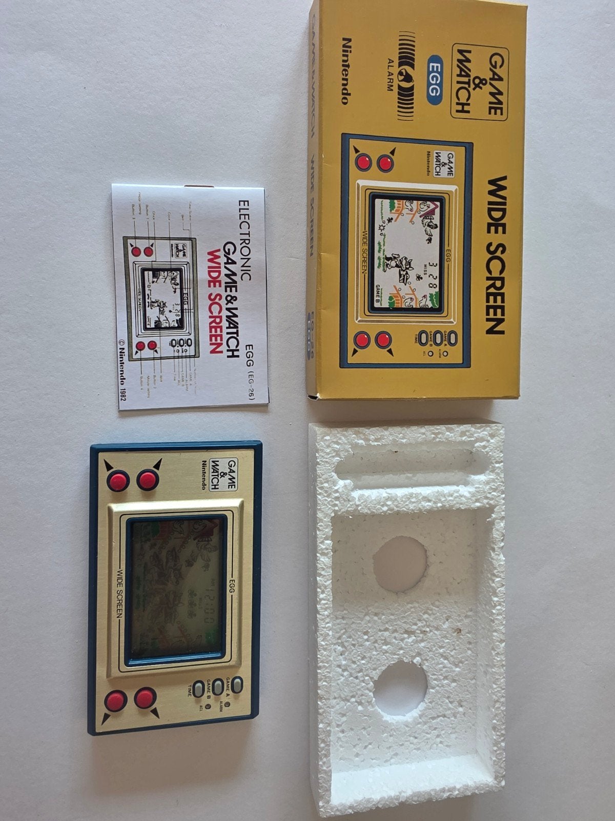 Nintendo Game & Watch Egg (EG-26) Wide Screen uit 1981, Ophalen of Verzenden, Nintendo, Gebruikt
