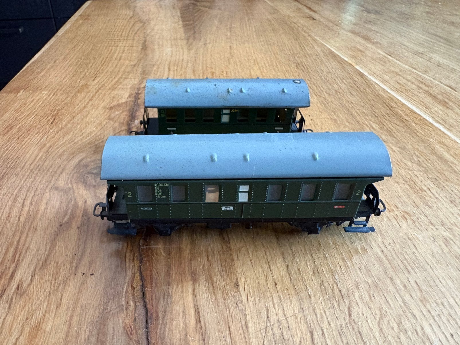 Märklin H0-schaal 327 en 4002 personenrijtuig Donnerbüchse, Hobby en Vrije tijd, Modeltreinen | H0, Wisselstroom, Wagon, Ophalen of Verzenden