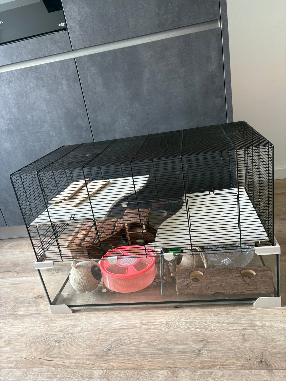 Ferplast knaagdierenkooi, Kooi, Gebruikt, Hamster, 75 tot 110 cm