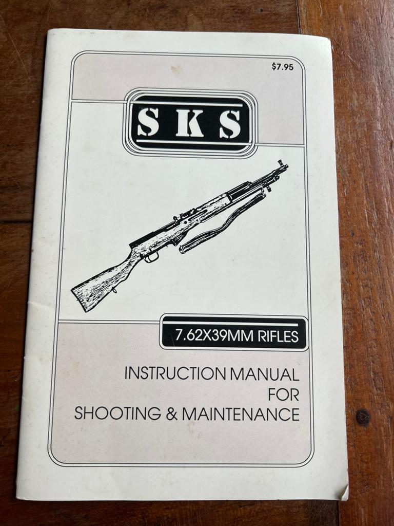 Voorschrift Sovjet SKS karabijn gebruik onderhoud, schieten, Verzamelen, Verzenden, Landmacht