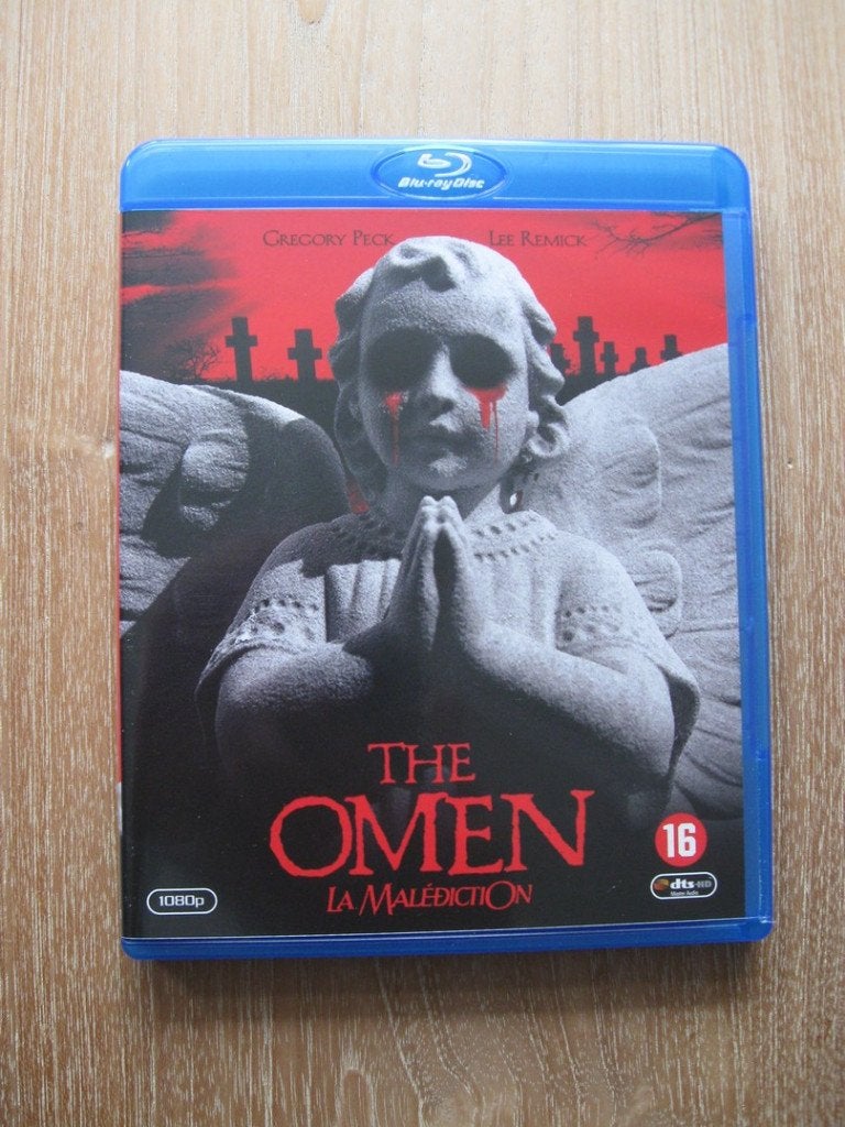 Blu-ray The Omen (1976) Gregory Peck Lee Remick, Ophalen of Verzenden, Zo goed als nieuw, Horror