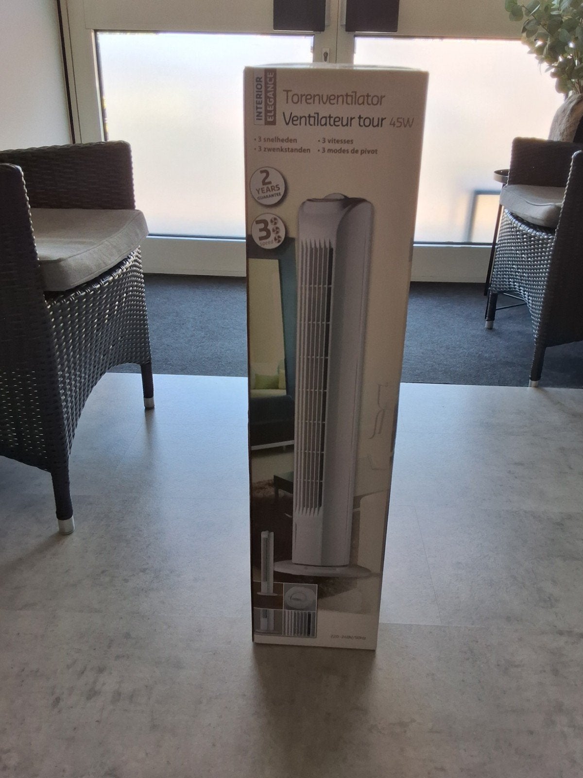 Torenventilator 45W - Nieuw in doos, Ophalen, Nieuw, Torenventilator