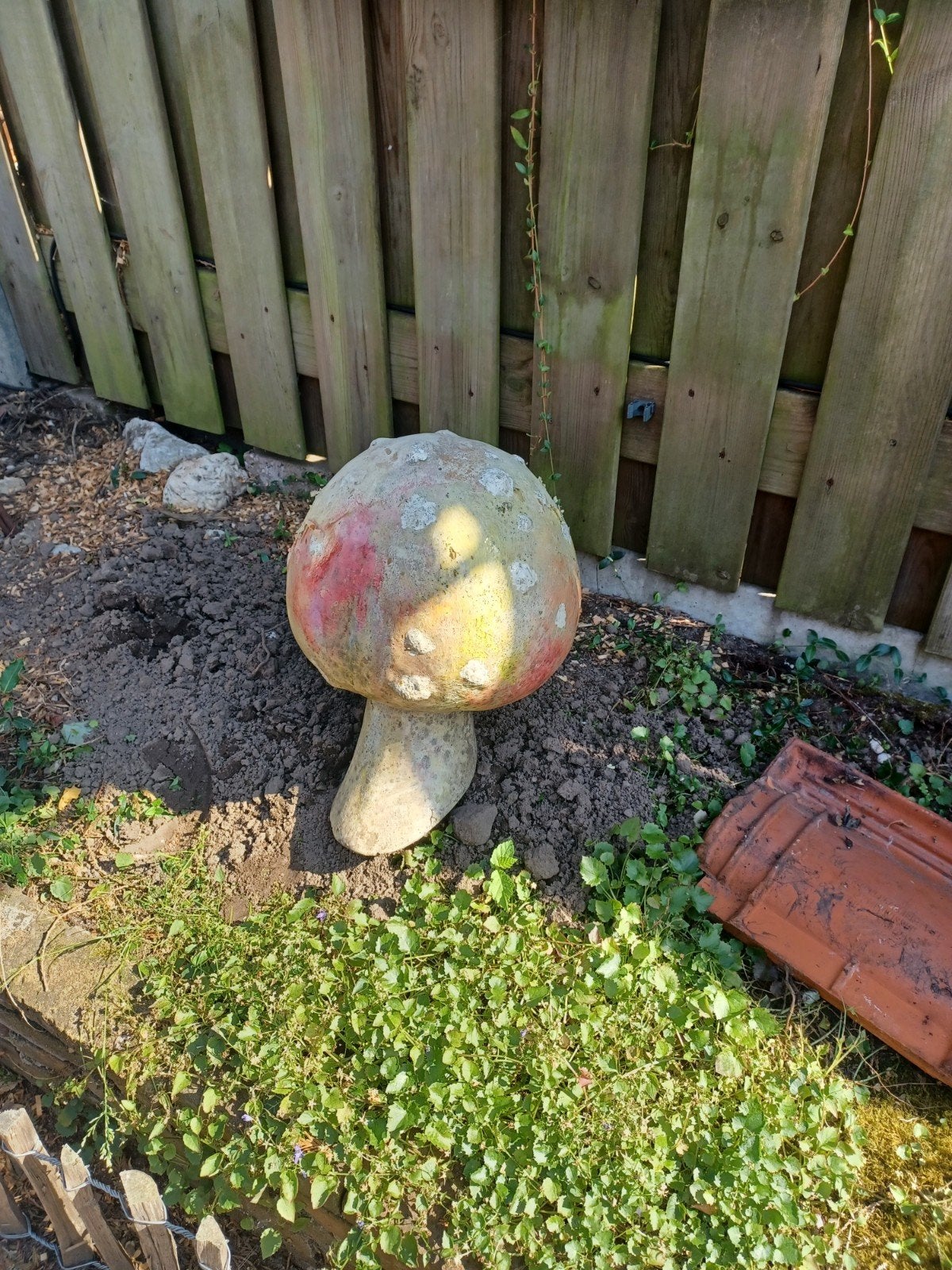 Originele paddestoel Rien Poortvliet, Ophalen, Gebruikt, Gietijzer, Overige typen