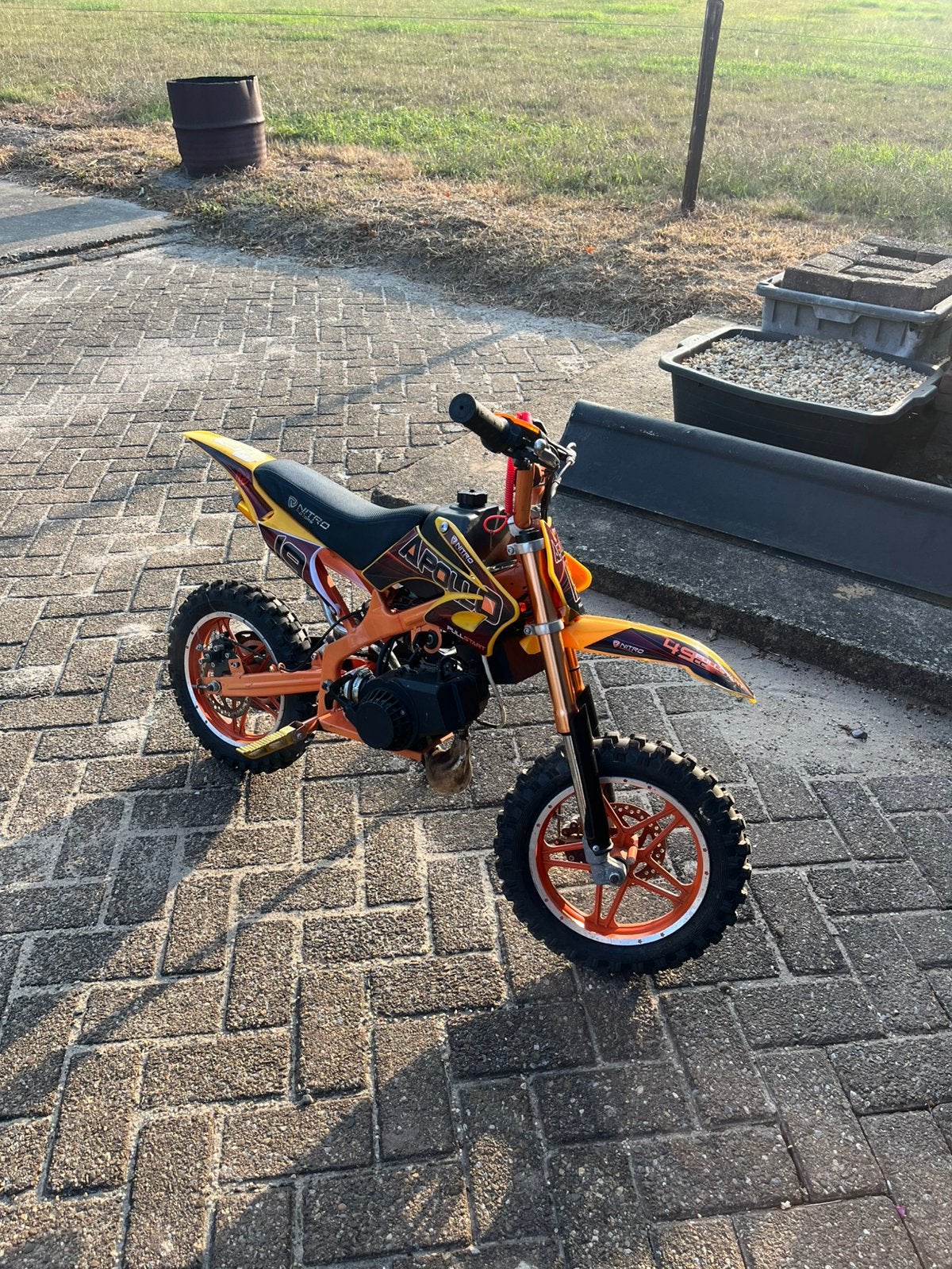 Nitro apollo 49cc mini crosser, Ophalen, Overige typen, 49 cc, Zo goed als nieuw