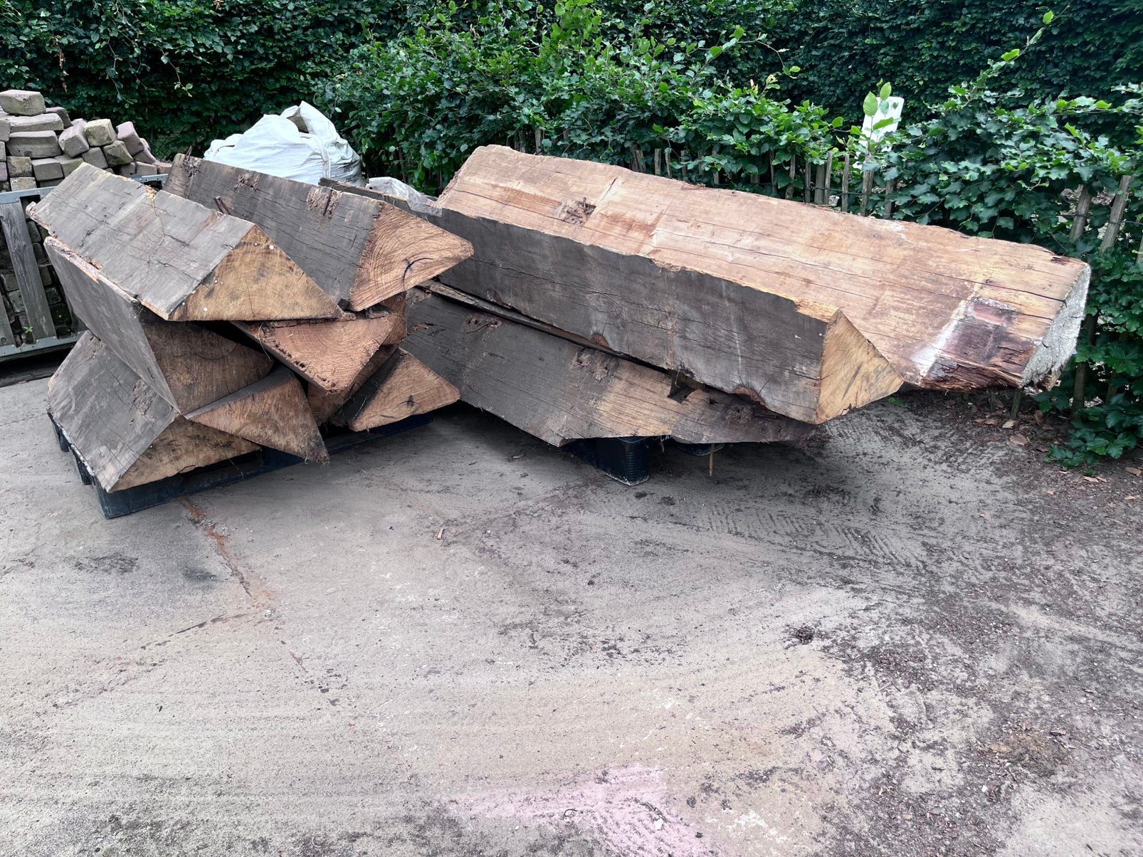 Partij droog hout, grenen, Ophalen, Zo goed als nieuw, 250 cm of meer, Planken