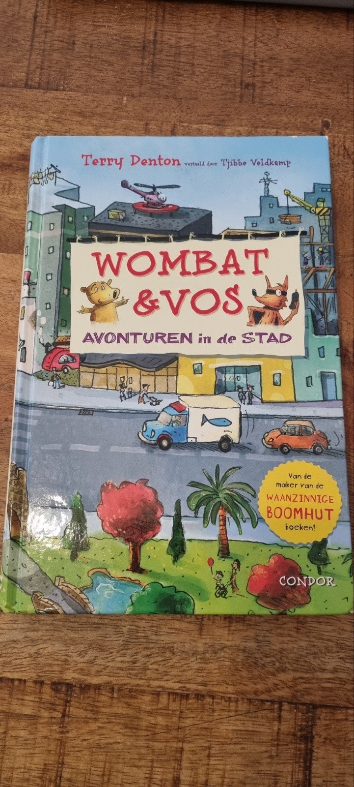 Wombat & Vos: Avonturen in de Stad - Terry Denton, Ophalen, Zo goed als nieuw, Terry Denton, Fictie algemeen