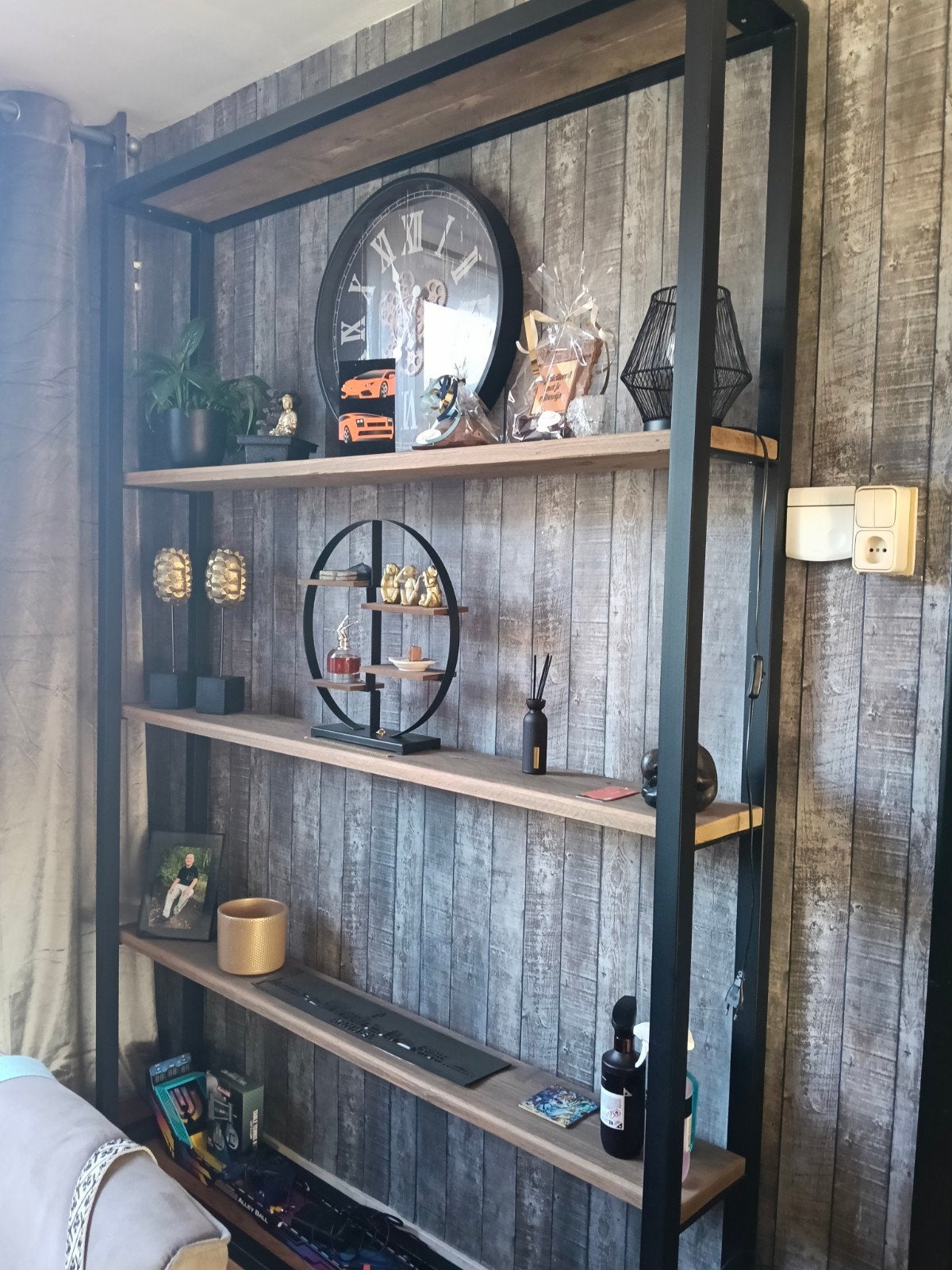 open kast mangohout, Ophalen, Met plank(en), 200 cm of meer, 150 tot 200 cm