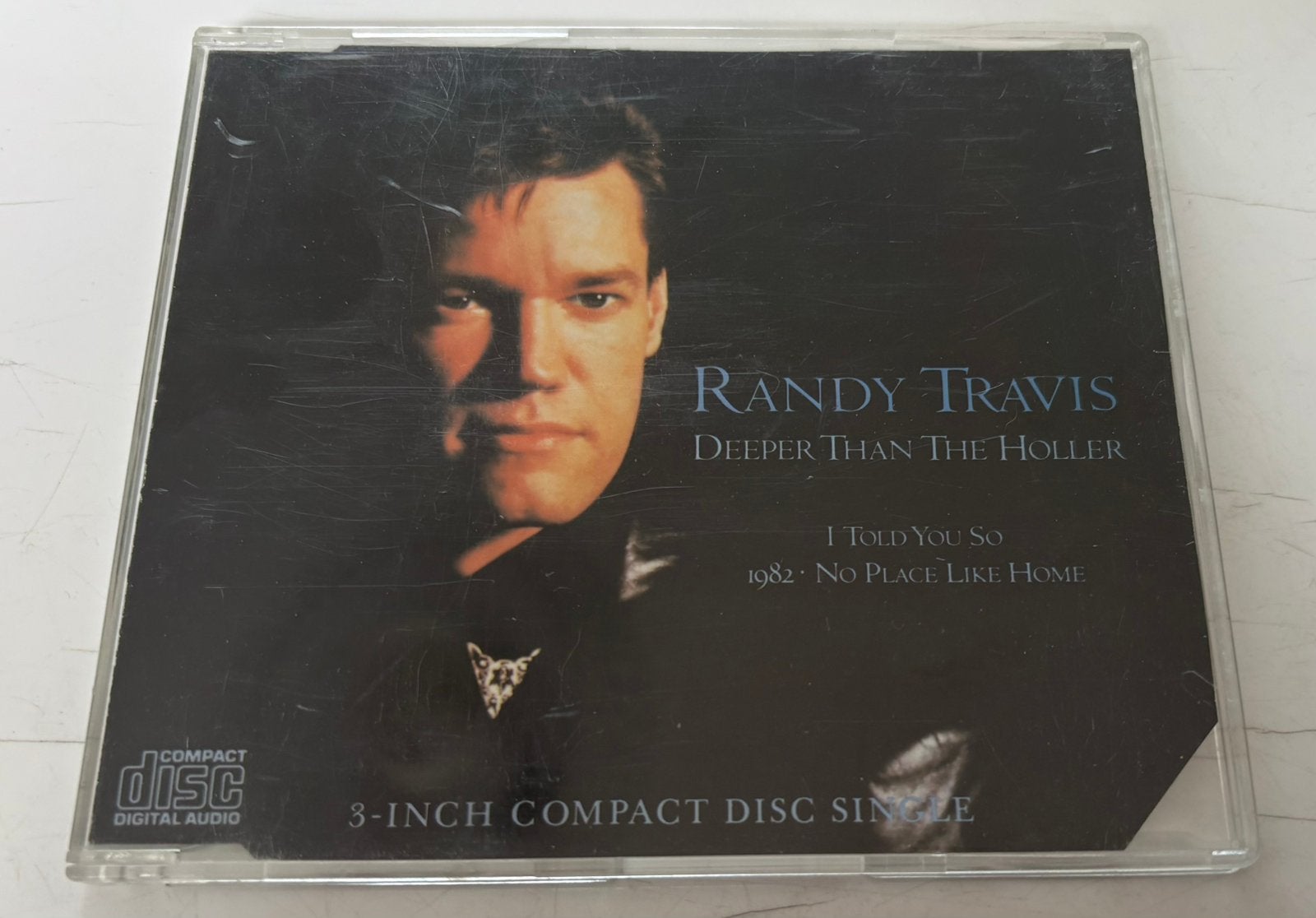 Randy Travis - Deeper than the holler (3 inch single), Ophalen of Verzenden, Zo goed als nieuw, Pop
