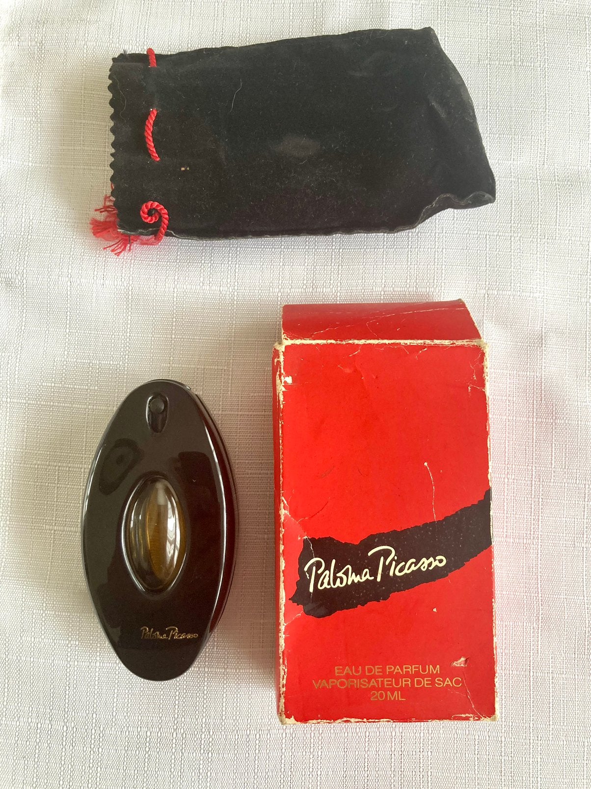 Vintage Paloma Picasso 20ml, 1996, Ophalen of Verzenden, Gebruikt, Parfumfles, Gevuld
