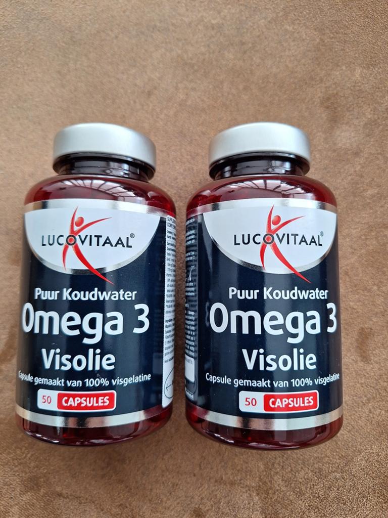 Lucovitaal puur koudwater omega 3 visolie, Sieraden, Tassen en Uiterlijk, Uiterlijk | Dieet en Afvallen, Ophalen of Verzenden