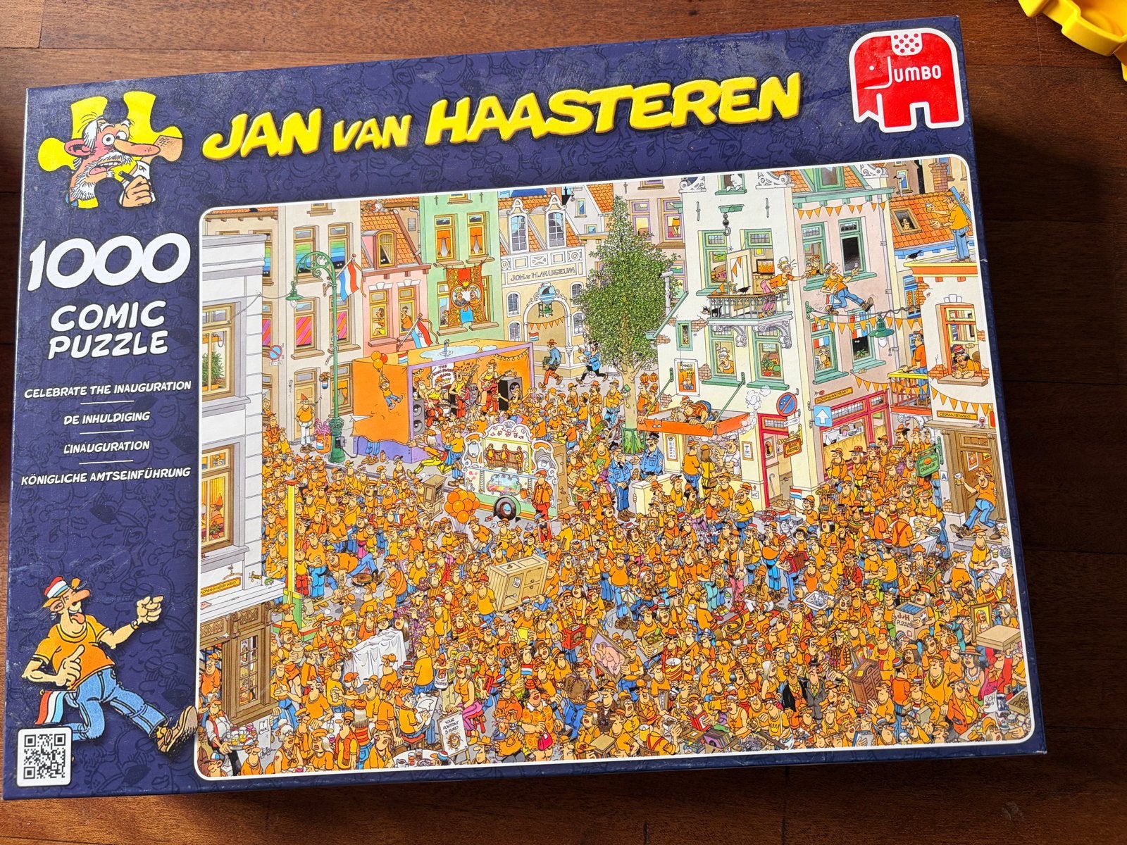 Jan van Haasteren Legpuzzel - De Inhuldiging 1000 stukjes, Ophalen of Verzenden, 500 t/m 1500 stukjes, Zo goed als nieuw, Legpuzzel