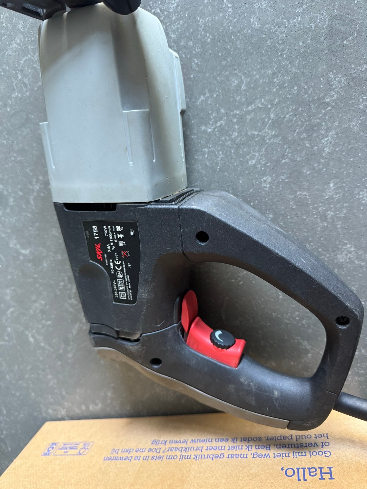 Skil Boormachine 750W met 6 boren, Ophalen of Verzenden, Gebruikt, 600 watt of meer, Boormachine