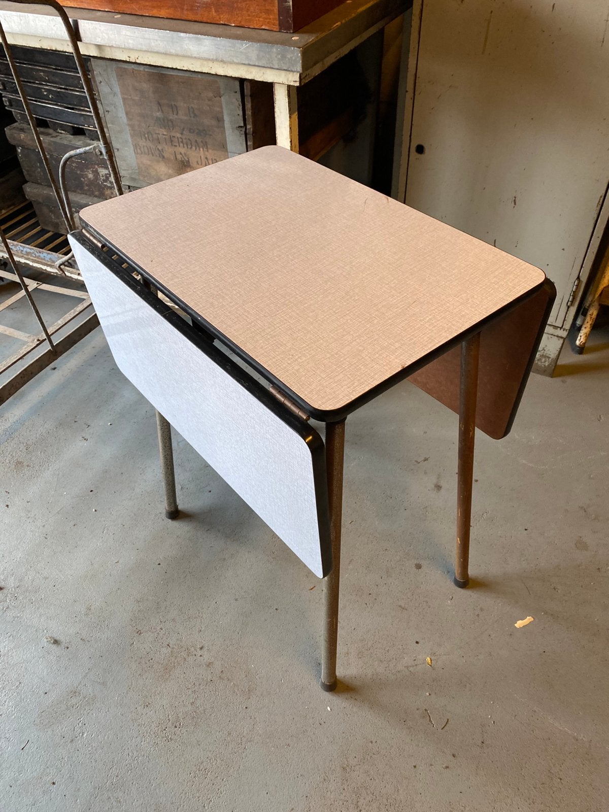 Formica Tafel, Inklapbaar, Vintage, Retro, Ophalen