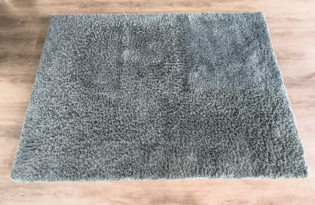 Vloerkleed gemêleerde grijs/groen/blauw  260 bij 170 m, Ophalen, Gebruikt, Groen, 150 tot 200 cm