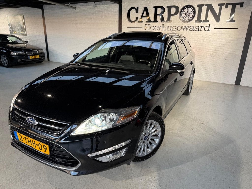 Ford Mondeo Wagon 2.0 EcoBoost Platinum Automaat 204PK! Navi, Auto's, Ford, Euro 5, Gebruikt, 4 cilinders, Mondeo