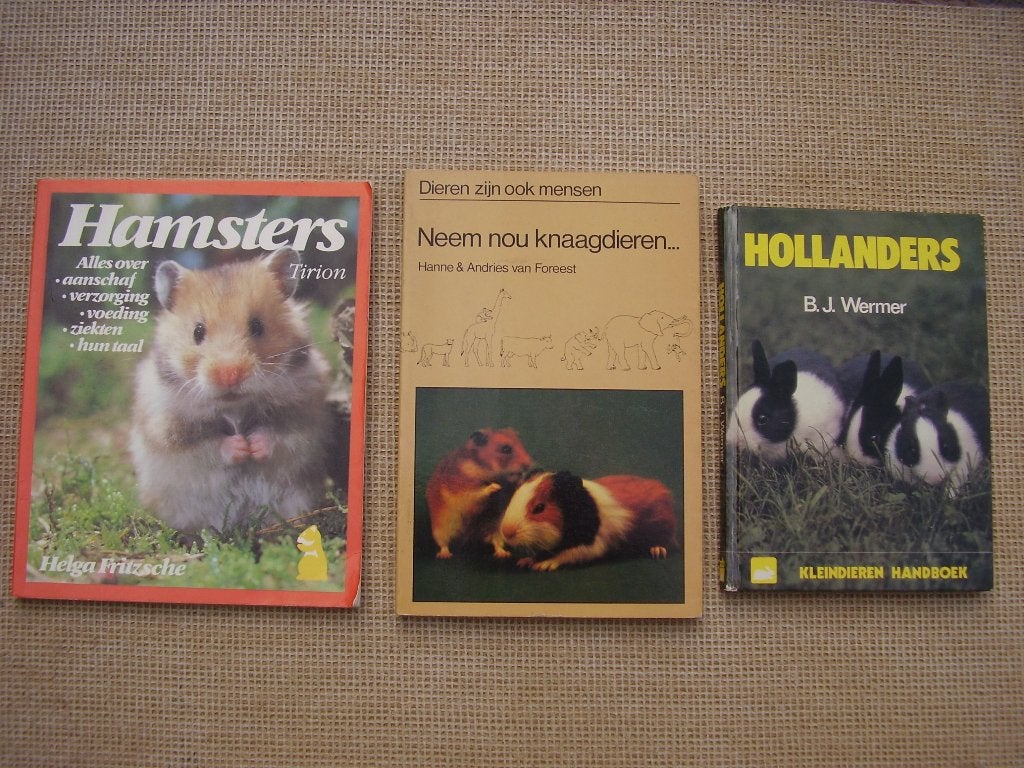 3 boekjes over knaagdieren, Boeken, Dieren en Huisdieren, Zo goed als nieuw, Verzenden