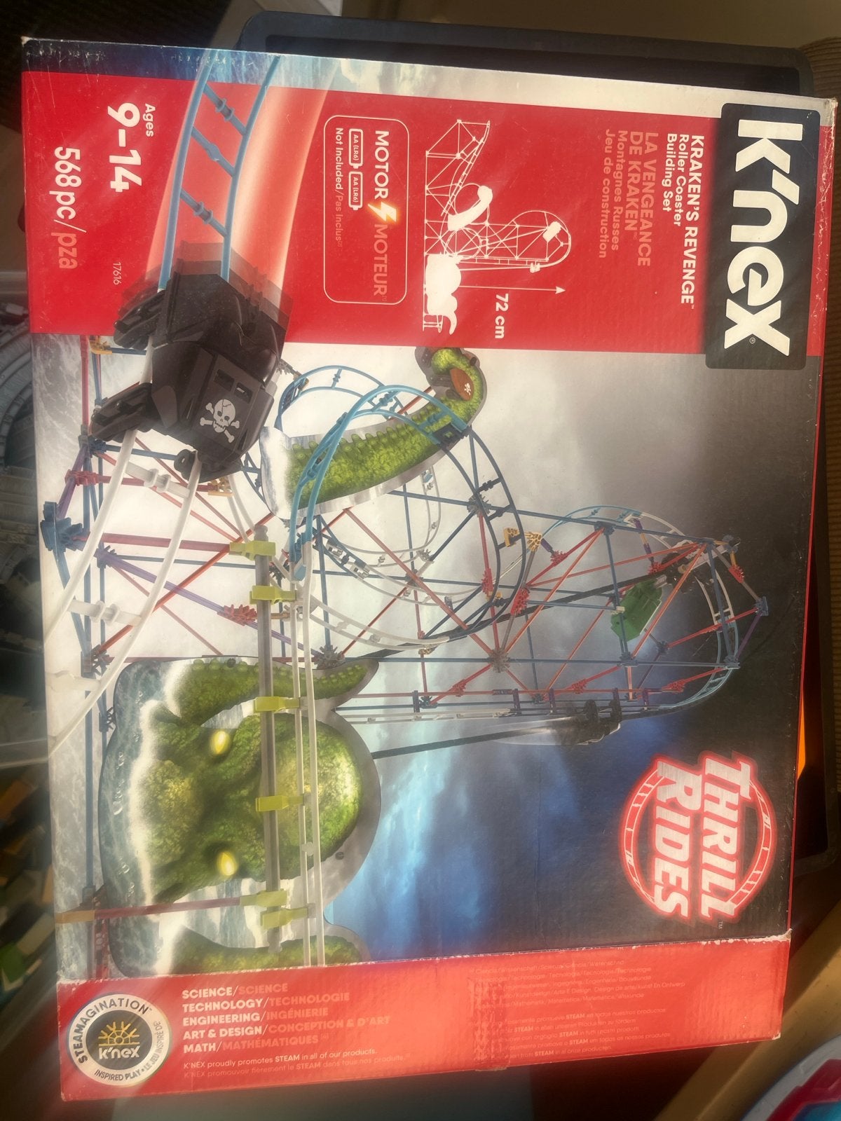 K'nex Kraken's Revenge & basisset - Bouwplezier!, Ophalen of Verzenden, Gebruikt, K'nex