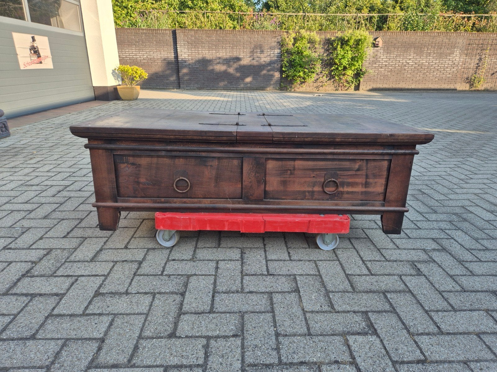 Grenen salontafel, Ophalen, Rechthoekig, 100 tot 150 cm, 50 tot 100 cm