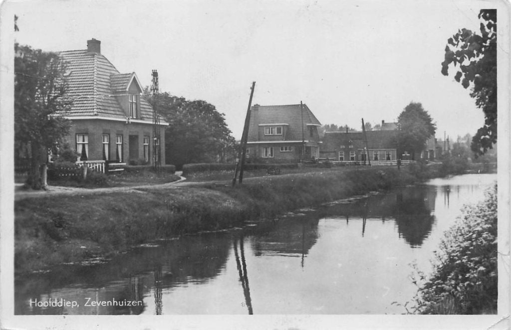 702-376-025 Hoofddiep Zevenhuizen, Verzamelen, Ansichtkaarten | Nederland, Verzenden, Voor 1920, Groningen