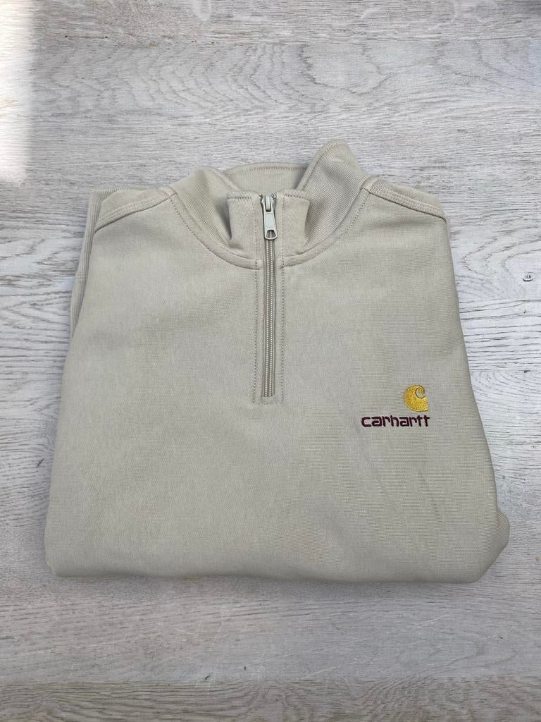 Carhartt WIP Half Zip Sweater  Crème Maat M, Ophalen, Nieuw, Maat 48/50 (M), Overige kleuren