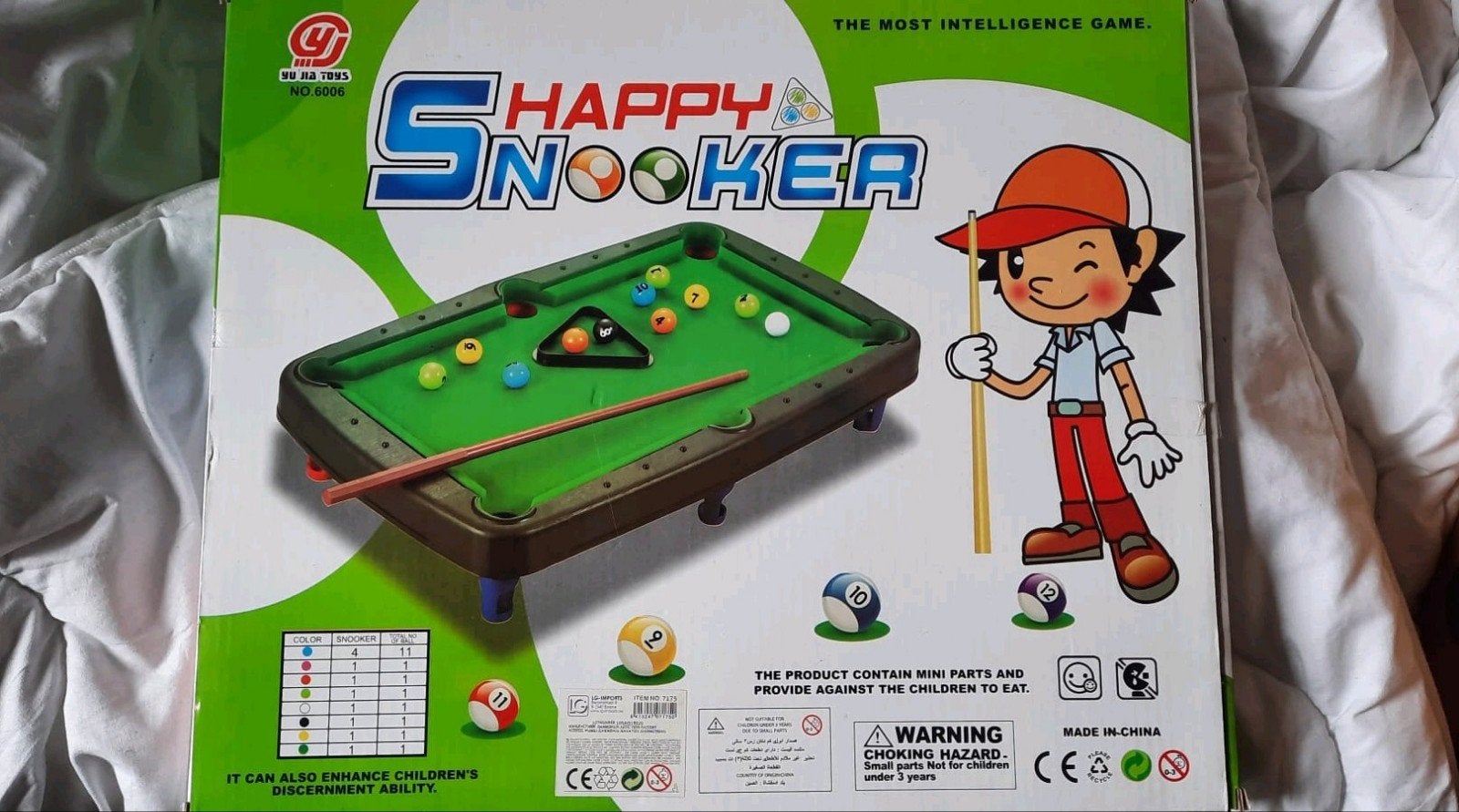 Nieuw Happy snooker spel., Ophalen of Verzenden, Nieuw