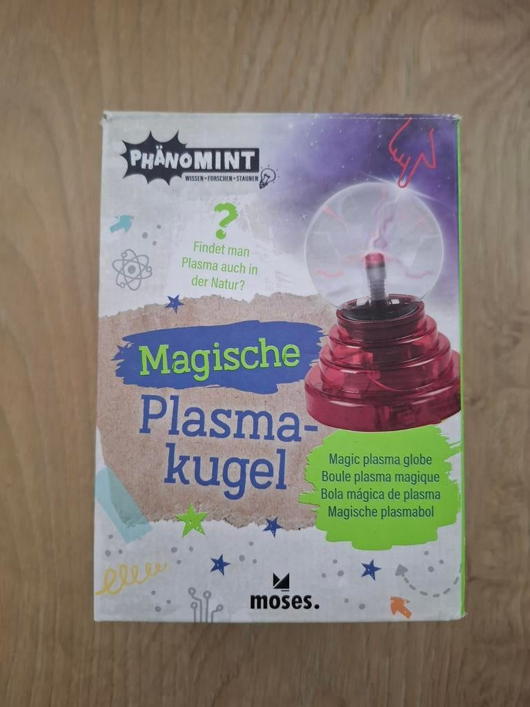 Magische Plasmakugel - Werkt op batterijen of USB, Ophalen of Verzenden, Zo goed als nieuw, Elektronica, Met licht