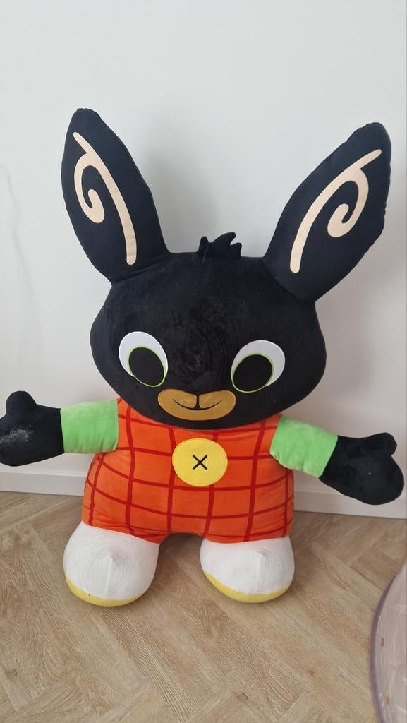 XXL Bing Knuffel - Grote Zwarte Konijn Pluche Speelgoed, Kinderen en Baby's, Speelgoed | Knuffels en Pluche, Zo goed als nieuw