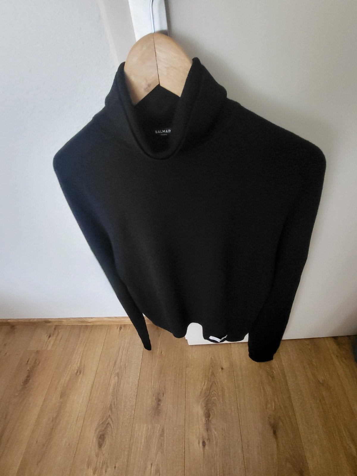 Balmain wollen coltrui XL (valt als 50/52), Ophalen of Verzenden