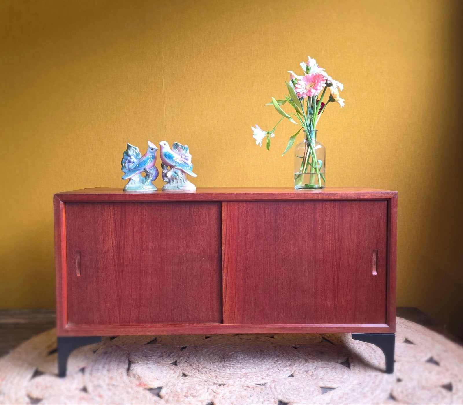 Poul Cadovius wandkastje, kastje met schuifdeurtjes, kast, Gebruikt, Vintage, Retro vintage design, 25 tot 50 cm
