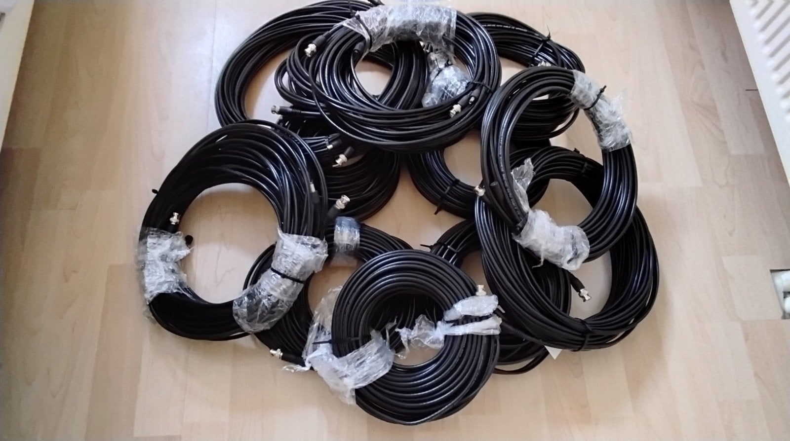 CCTV RG59 Siamese BNC+DC CCTU Kabel - Diverse lengtes, Ophalen of Verzenden, Nieuw, 10 meter of meer, Overige kabels