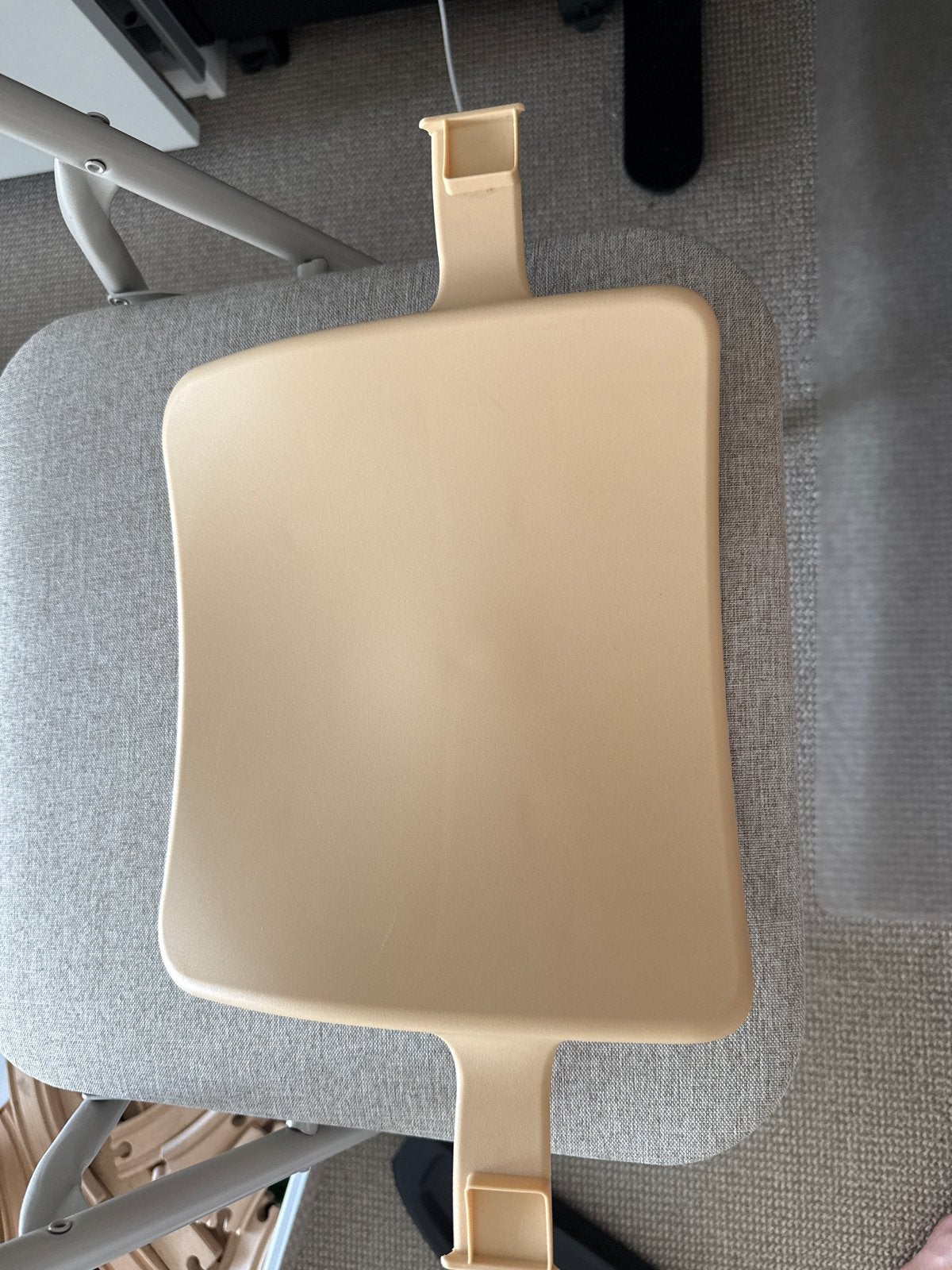 Stokke Tripp Trapp - baby rugleuning, Ophalen of Verzenden, Zo goed als nieuw, Overige typen, Afneembaar eetblad