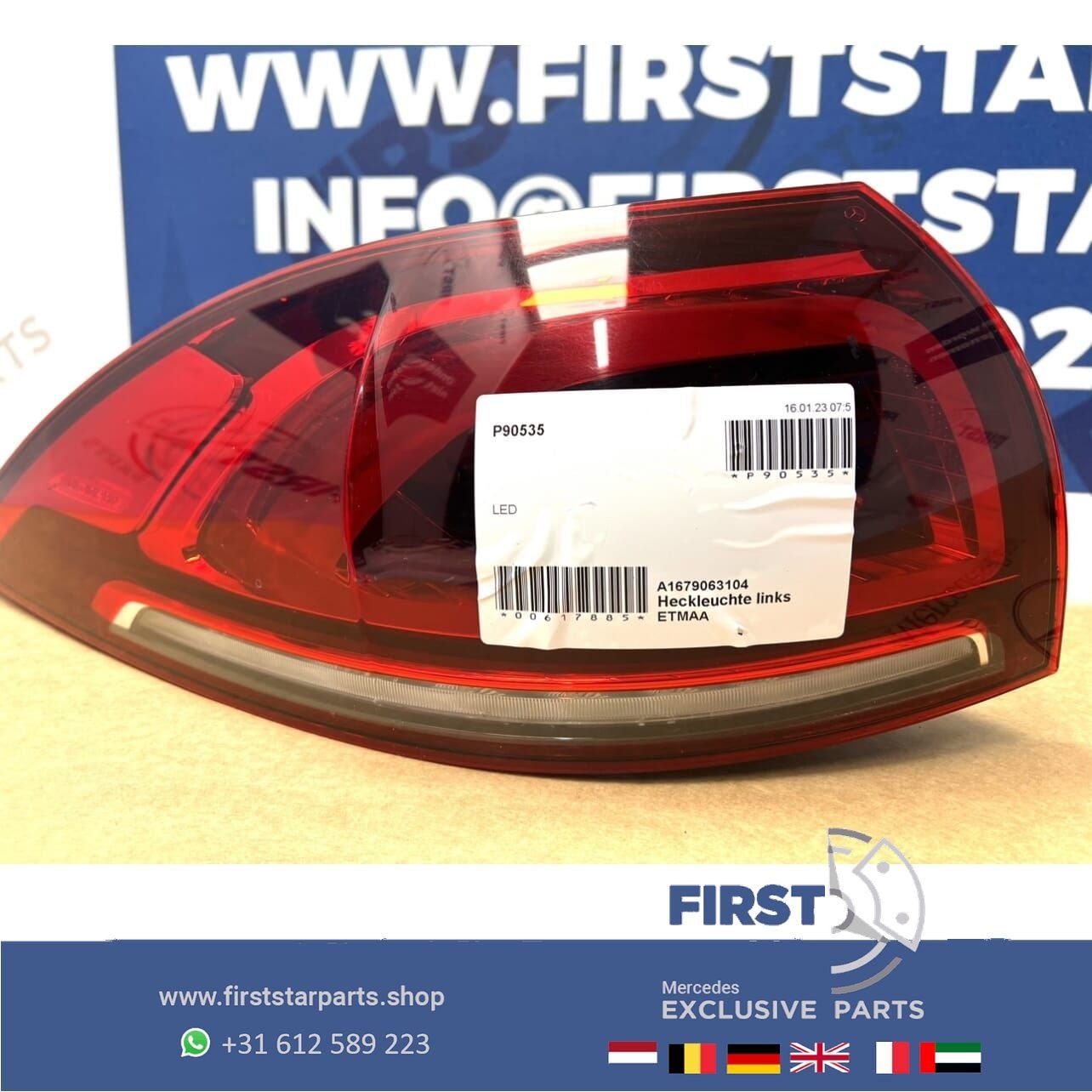 W167 V167 ACHTERLICHT LINKS GLE43 GLE53 GLE63 GLE63s AMG VOL, Gebruikt, -, Ophalen of Verzenden, -
