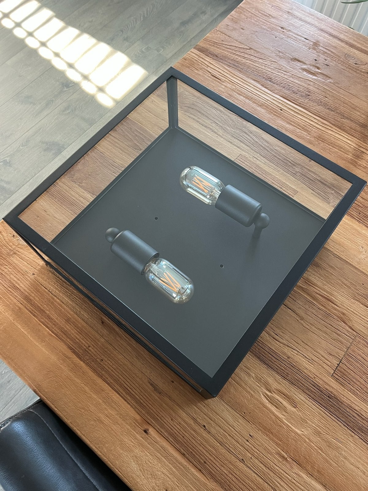 Eglo Charterhouse plafondlamp lamp metaal industrieel, Zwart, E27 (groot), Zo goed als nieuw, Ophalen