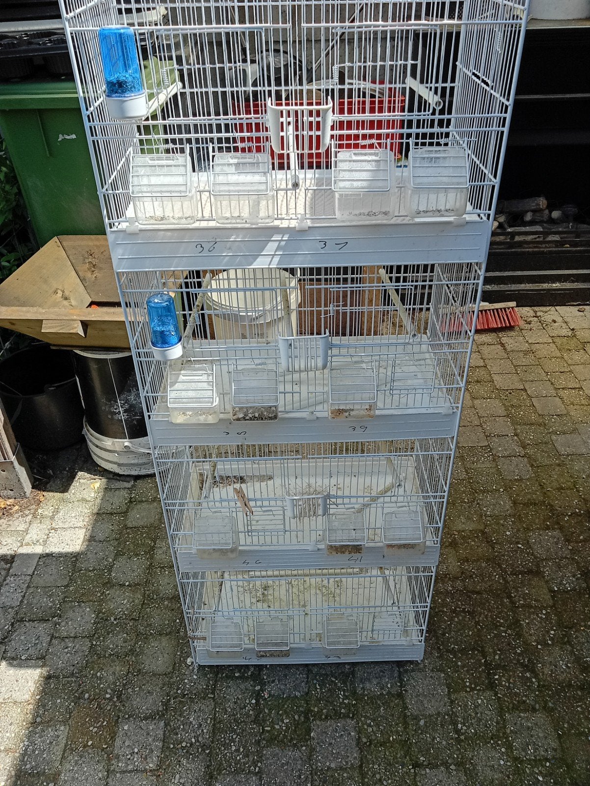 Toren, Dieren en Toebehoren, Ophalen of Verzenden, Hout, Vogelkooi