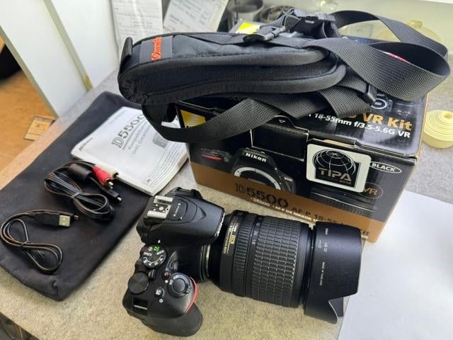 Digitale camera Nikon D5500, Spiegelreflex, Ophalen of Verzenden, Zo goed als nieuw, Nikon