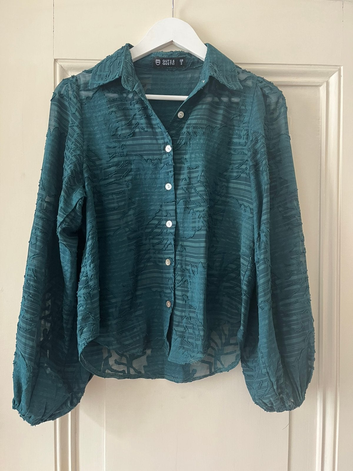 Blouse Guts & Gusto, Ophalen of Verzenden, Gedragen, Maat 36 (S), Groen