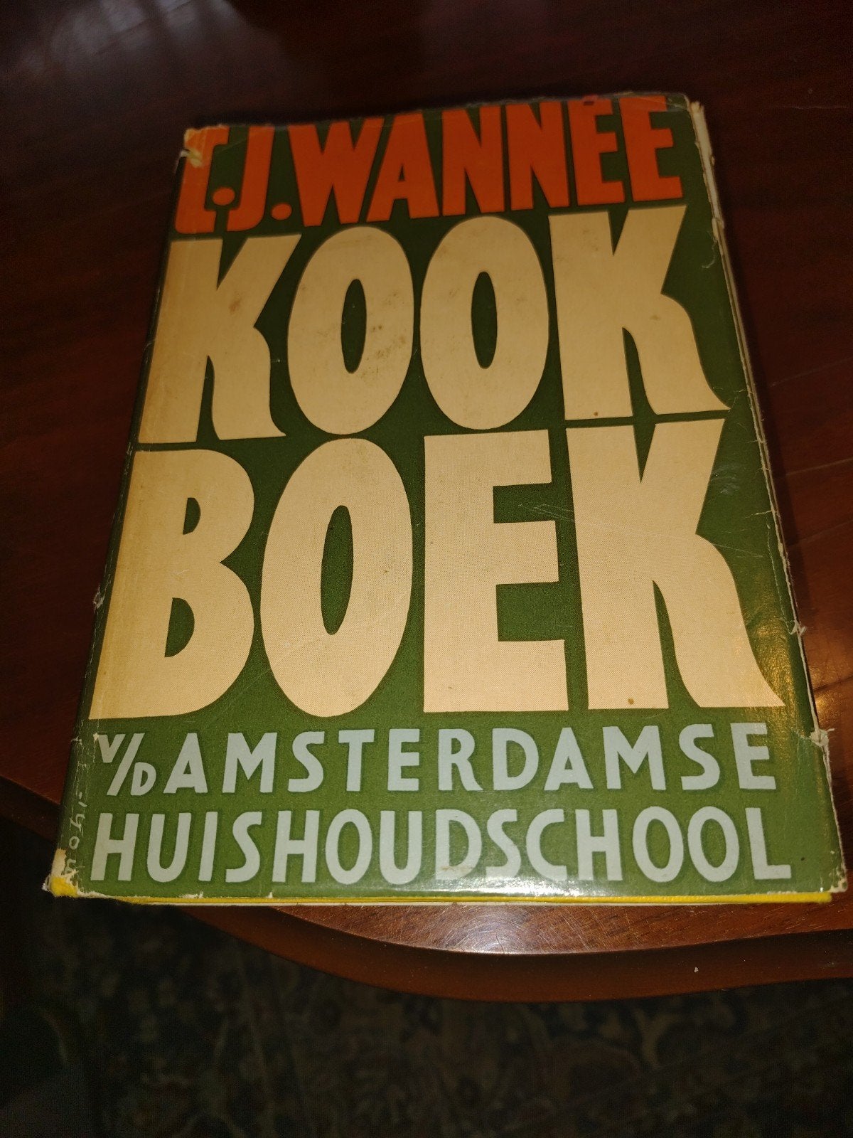 C.J. Wannees Kookboek - Amsterdamse Huishoudschool, Gelezen, Hoofdgerechten, Ophalen of Verzenden, C.J. Wannees