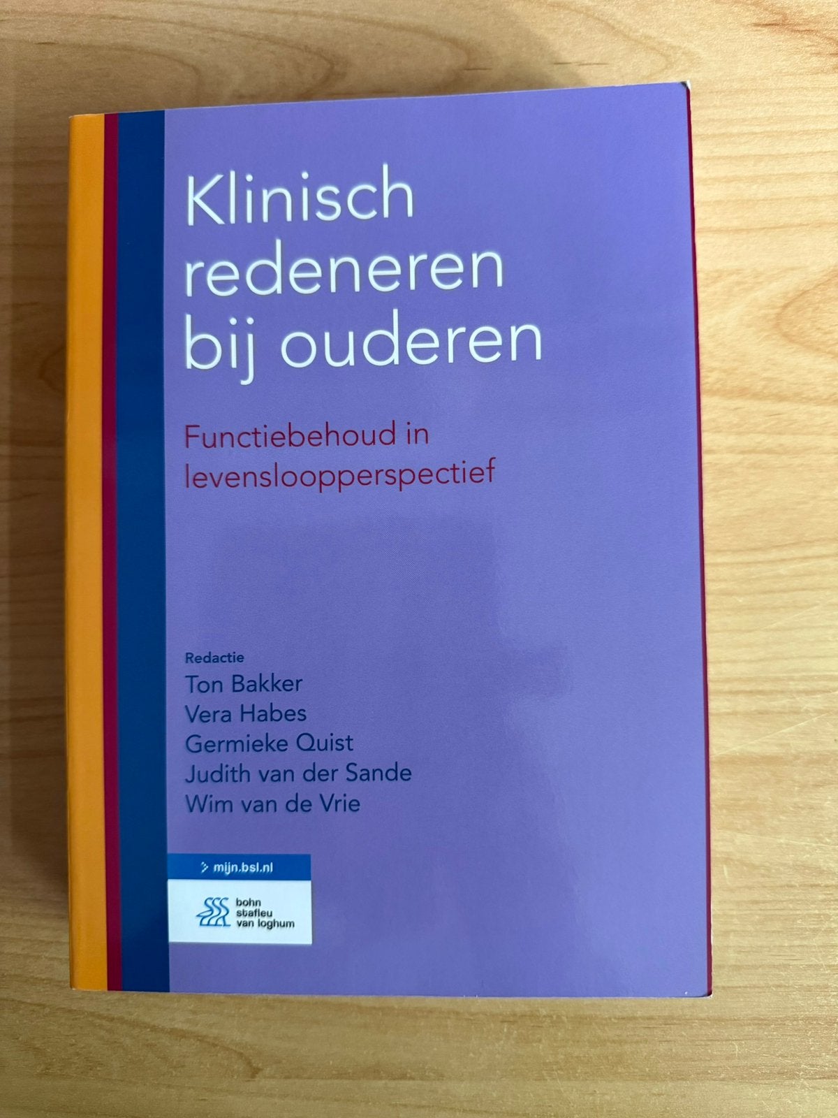 Klinisch redeneren bij ouderen:- o.a Ton Bakker, prima staat, Ophalen of Verzenden, Beta, Zo goed als nieuw, HBO