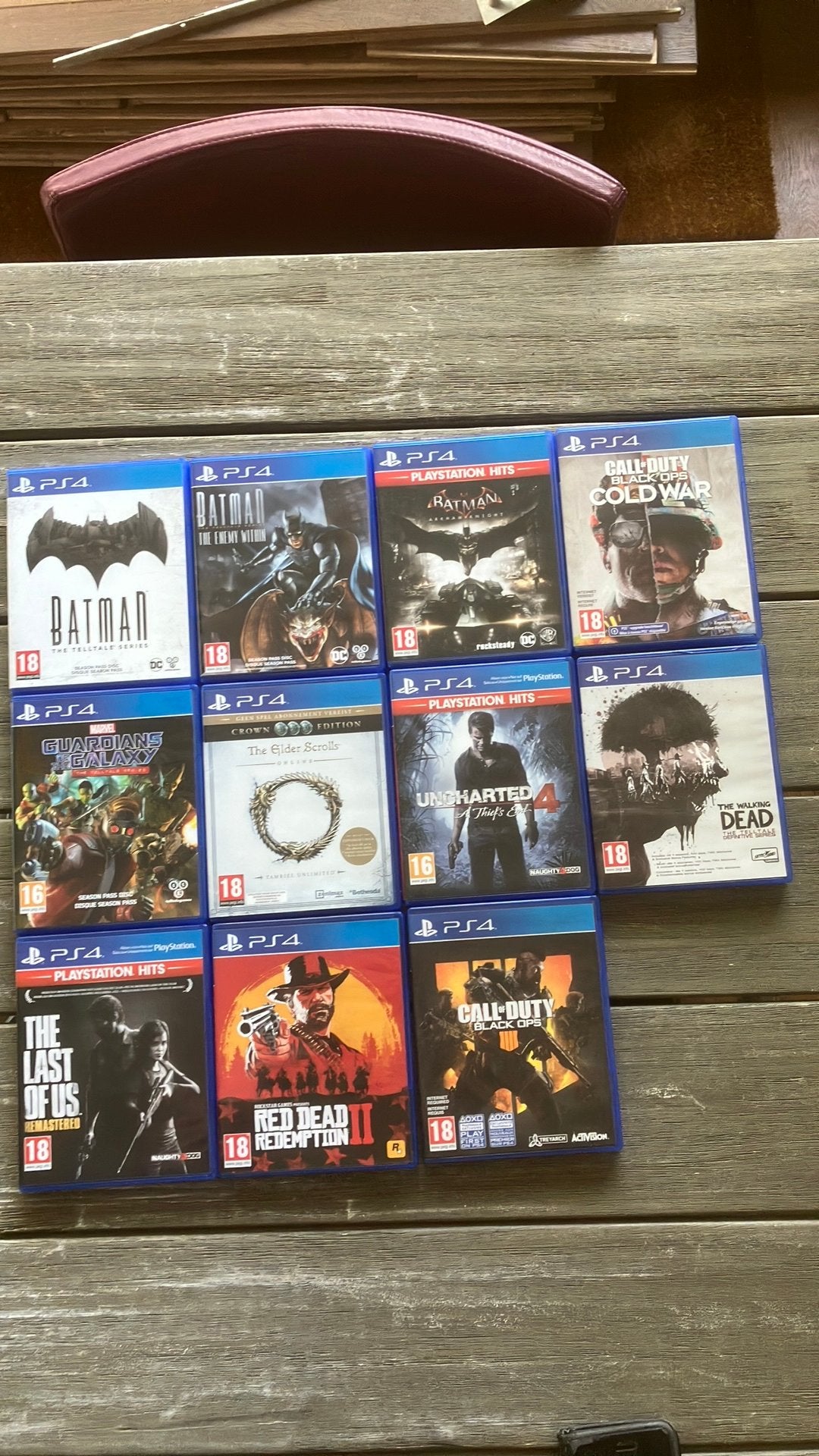Ps4 games, Ophalen, Gebruikt