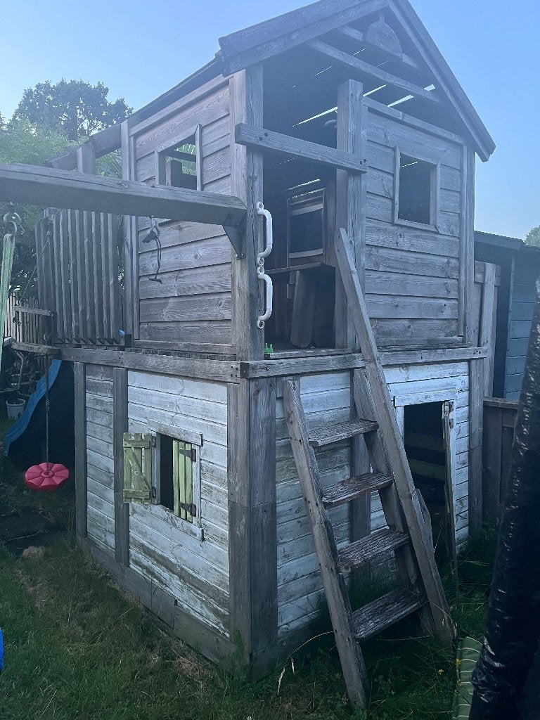 Speelhuisje, Ophalen, Gebruikt, Hout