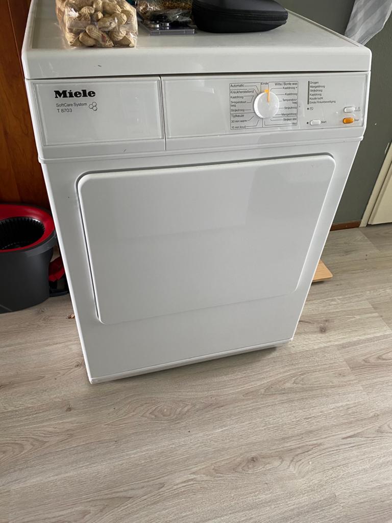 Wasdroger te koop, 6 tot 8 kg, Luchtafvoer, Ophalen of Verzenden, Zo goed als nieuw