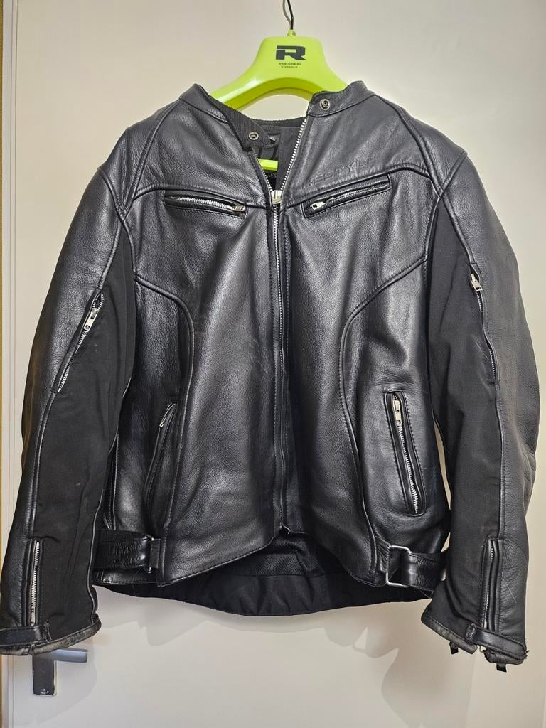 Restyle Leren Motorjas Dames 5XL (Maat 48) met Protectoren, Ophalen of Verzenden